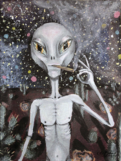 Smoking Alien