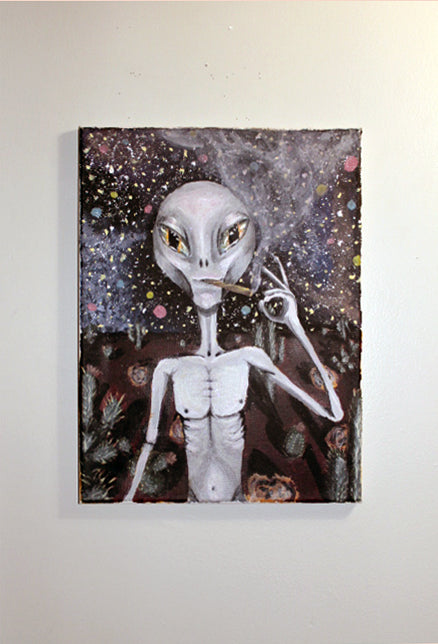 Smoking Alien