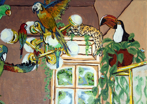 Bathroom Series- Jungle Bathroom