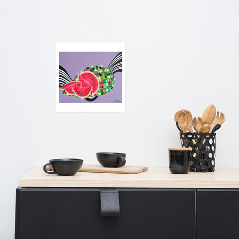 Basic Print- Disco Fruit- Watermelon