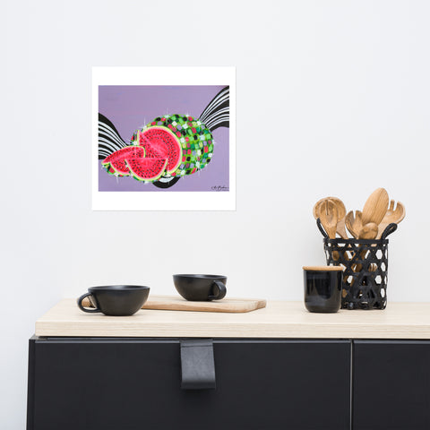 Basic Print- Disco Fruit- Watermelon