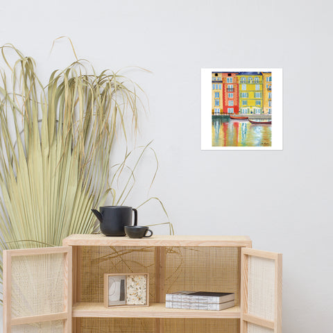 Basic Print- City on the River