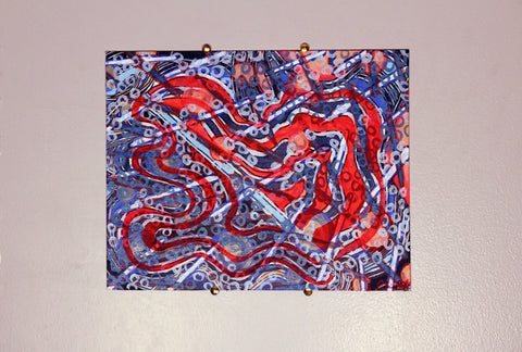 Abstract-Orange & Blue