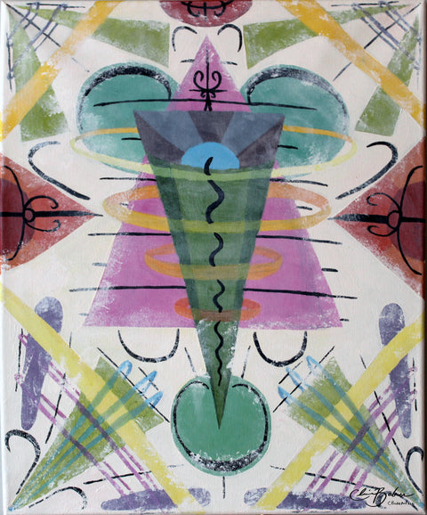 Abstract Rainbow Shapes and Lines