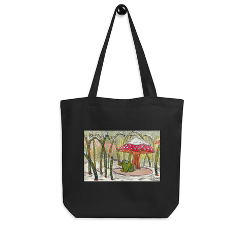 Tote Bag- Frog and Snow