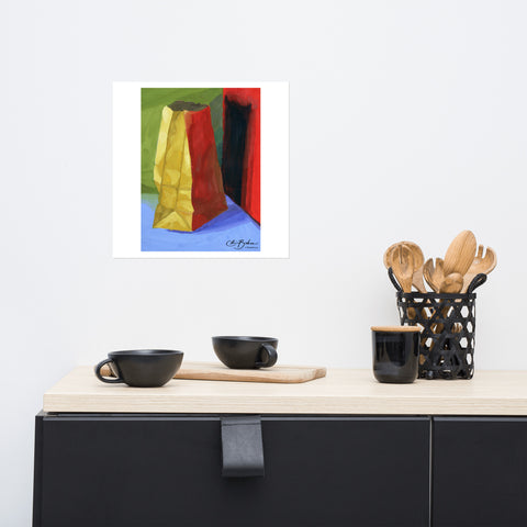 Basic Print-Color Study Bag