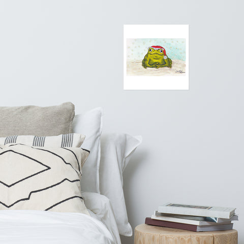 Basic Print- Santa Frog