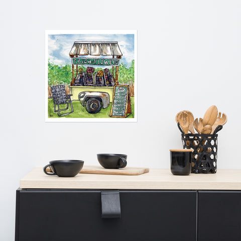 Basic Print-Flower Cart