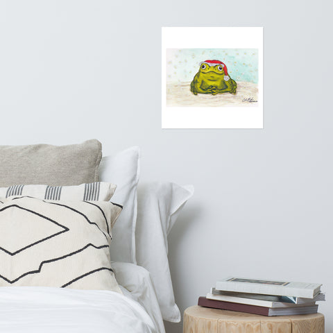 Basic Print- Santa Frog