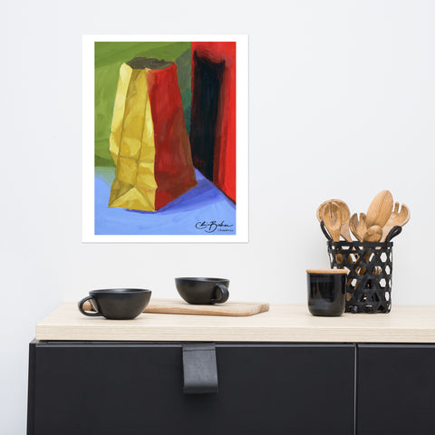 Basic Print-Color Study Bag