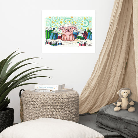 Basic Print- Pig and Gifts