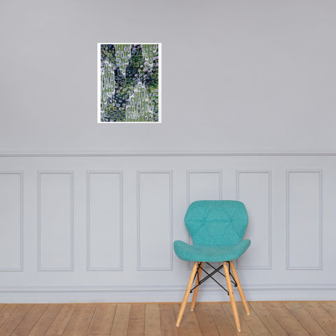 Basic Print- Abstract- Greens