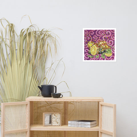 Basic Print- Disco Fruit- Lemons & Limes