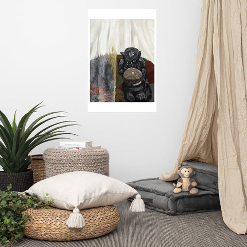 Basic Print-Monkey Under the Net