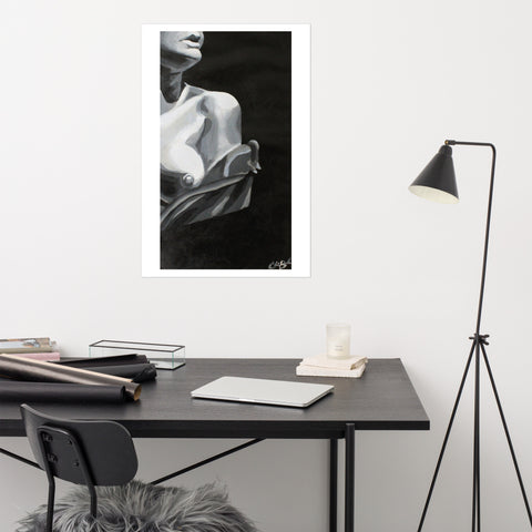 Basic Print-Statuesque Series- Grayscale F/Bust
