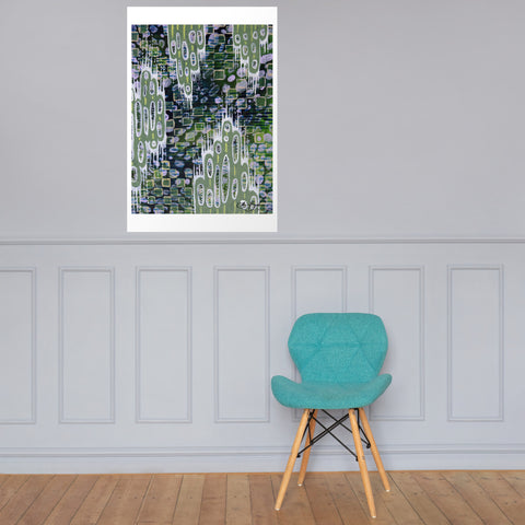 Basic Print- Abstract- Greens