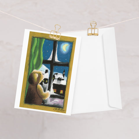 Greeting card- Winter Window View