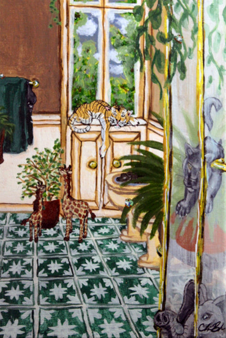 Bathroom Series- Jungle Bathroom