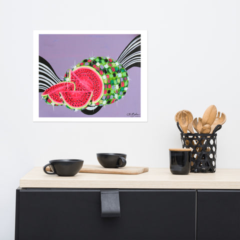 Basic Print- Disco Fruit- Watermelon