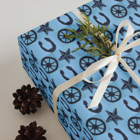 Western Style Wrapping paper sheets
