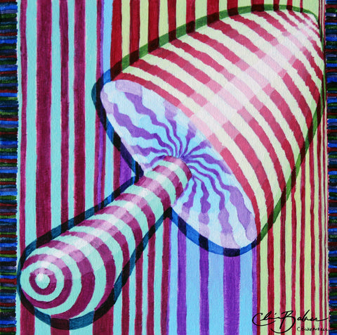 Print-Mushroom Striped
