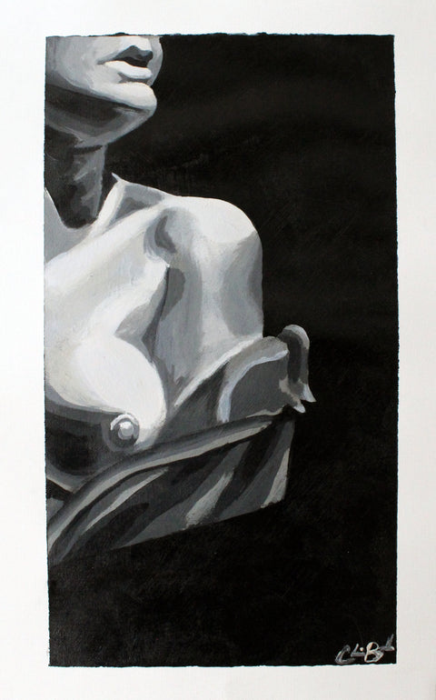 Statuesque Series- Grayscale F/Bust