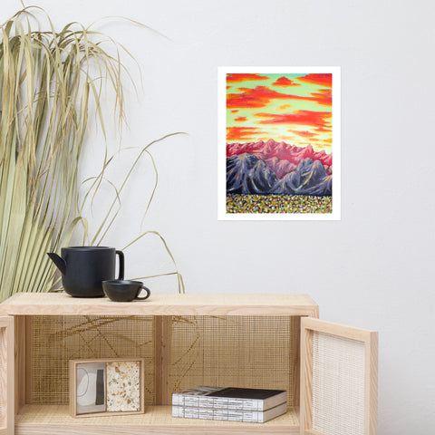 Print- Bright Mountains- 1