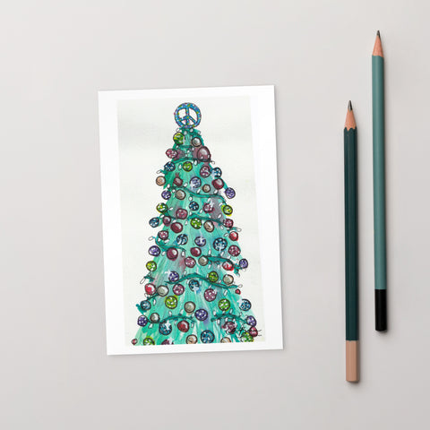 Postcard- Peace Tree